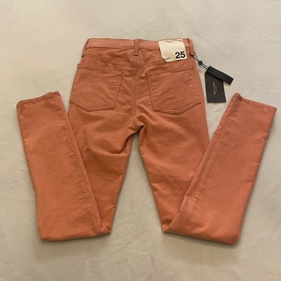 NWT RAG & BONE High Rise Corduroy Skinny Pants, 25 - Picture 3 of 7